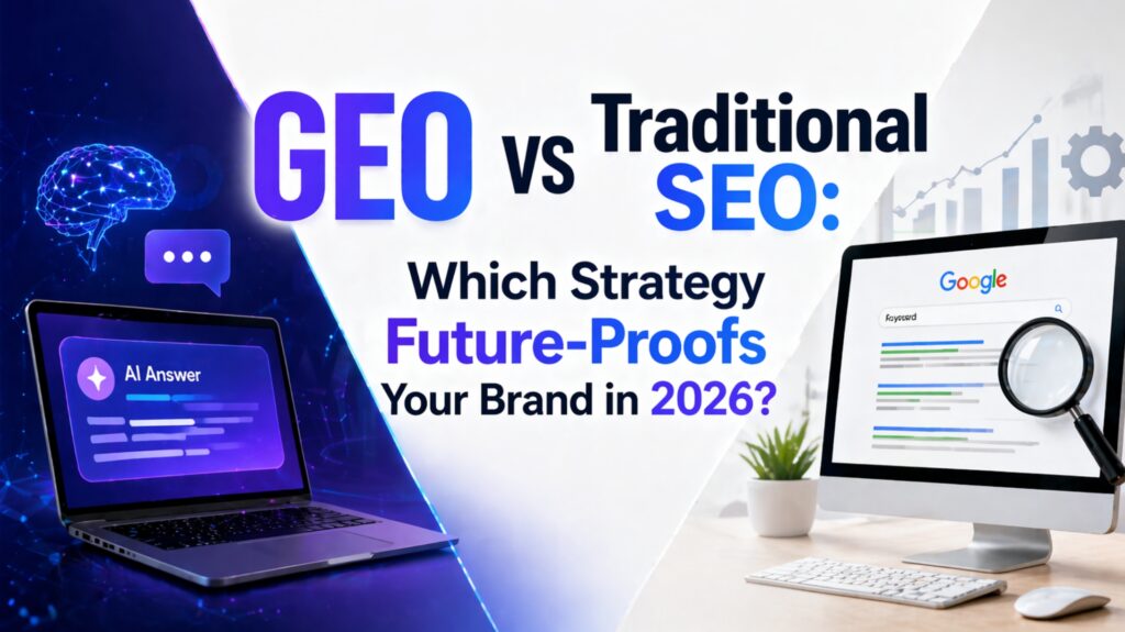 GEO vs Traditional SEO: Which Strategy Future-Proofs Your Brand in 2026?