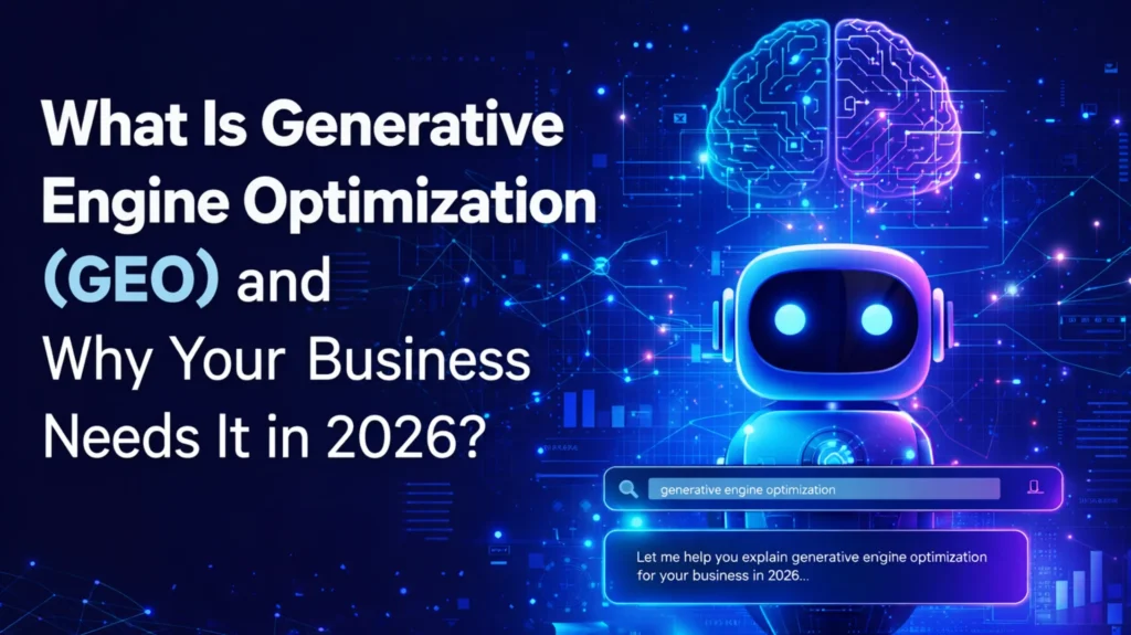 What Is Generative Engine Optimization (GEO) and Why Your Business Needs It in 2026?