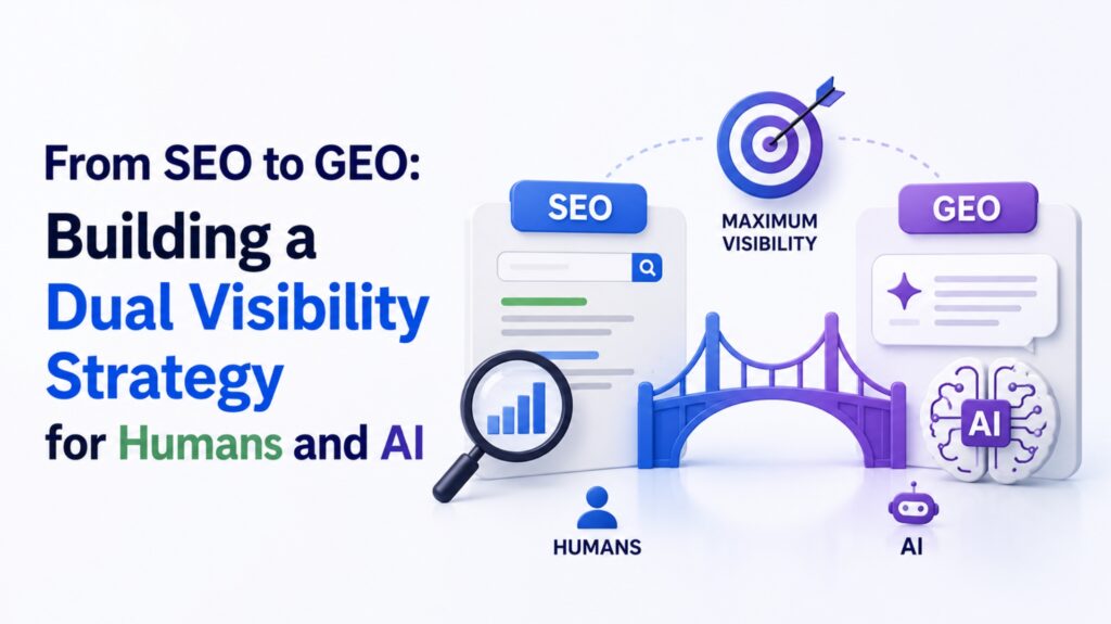 From SEO to GEO: Building a Dual Visibility Strategy for Humans and AI