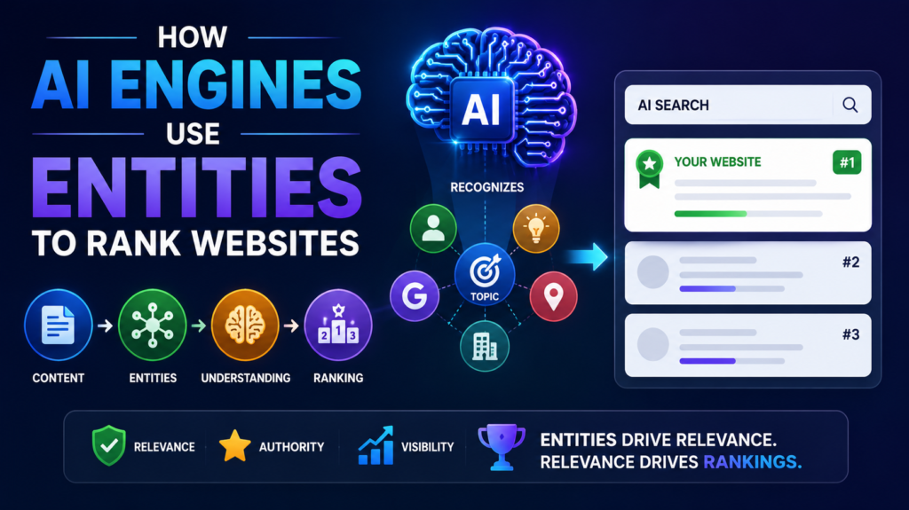 How AI Engines Use Entities to Rank Websites