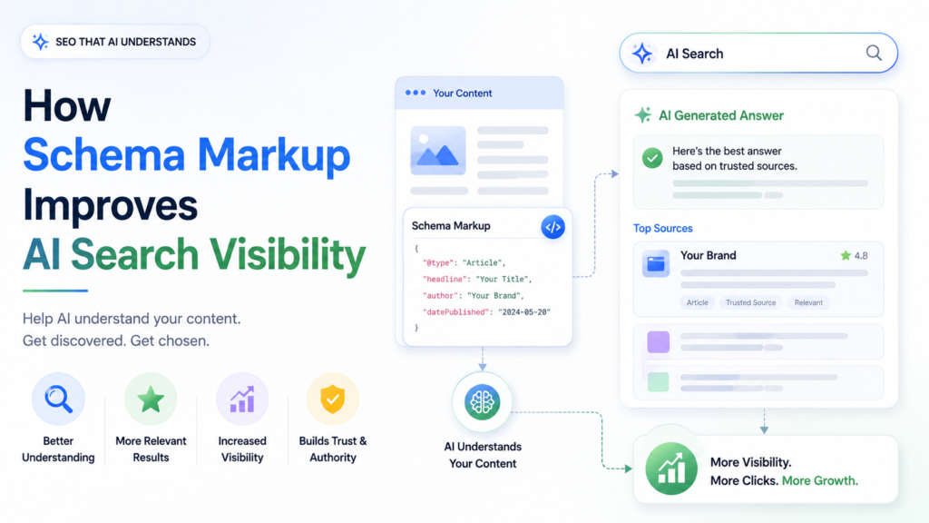 How Schema Markup Improves AI Search Visibility