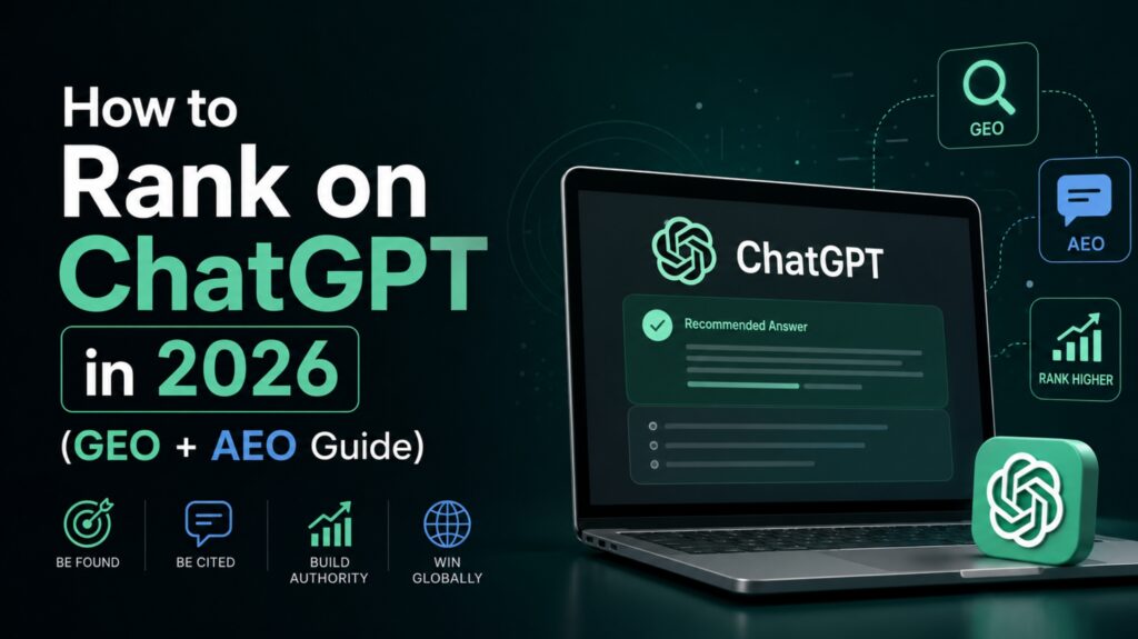 How to Rank on ChatGPT in 2026 (GEO + AEO Guide)