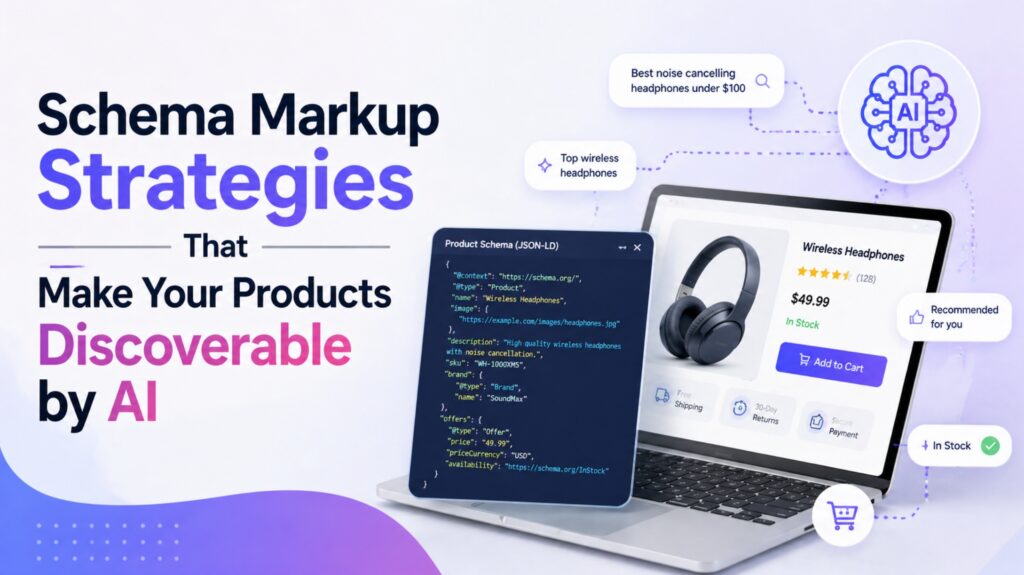Schema Markup Strategies That Make Your Products Discoverable by AI